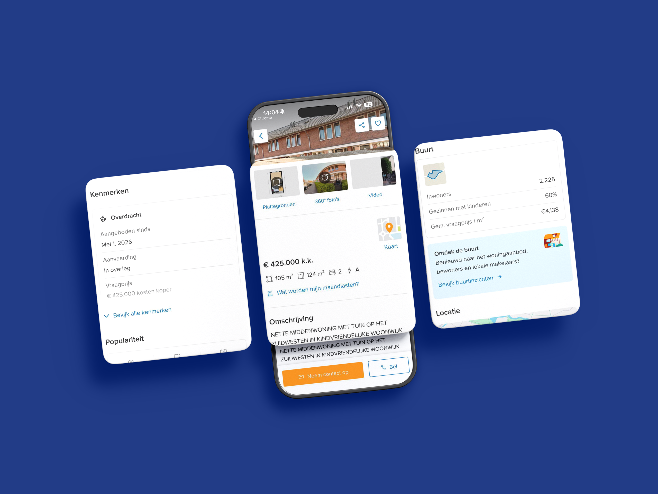 Voorbeeld van de Funda publicatie van een woning van Thuis in Wonen.